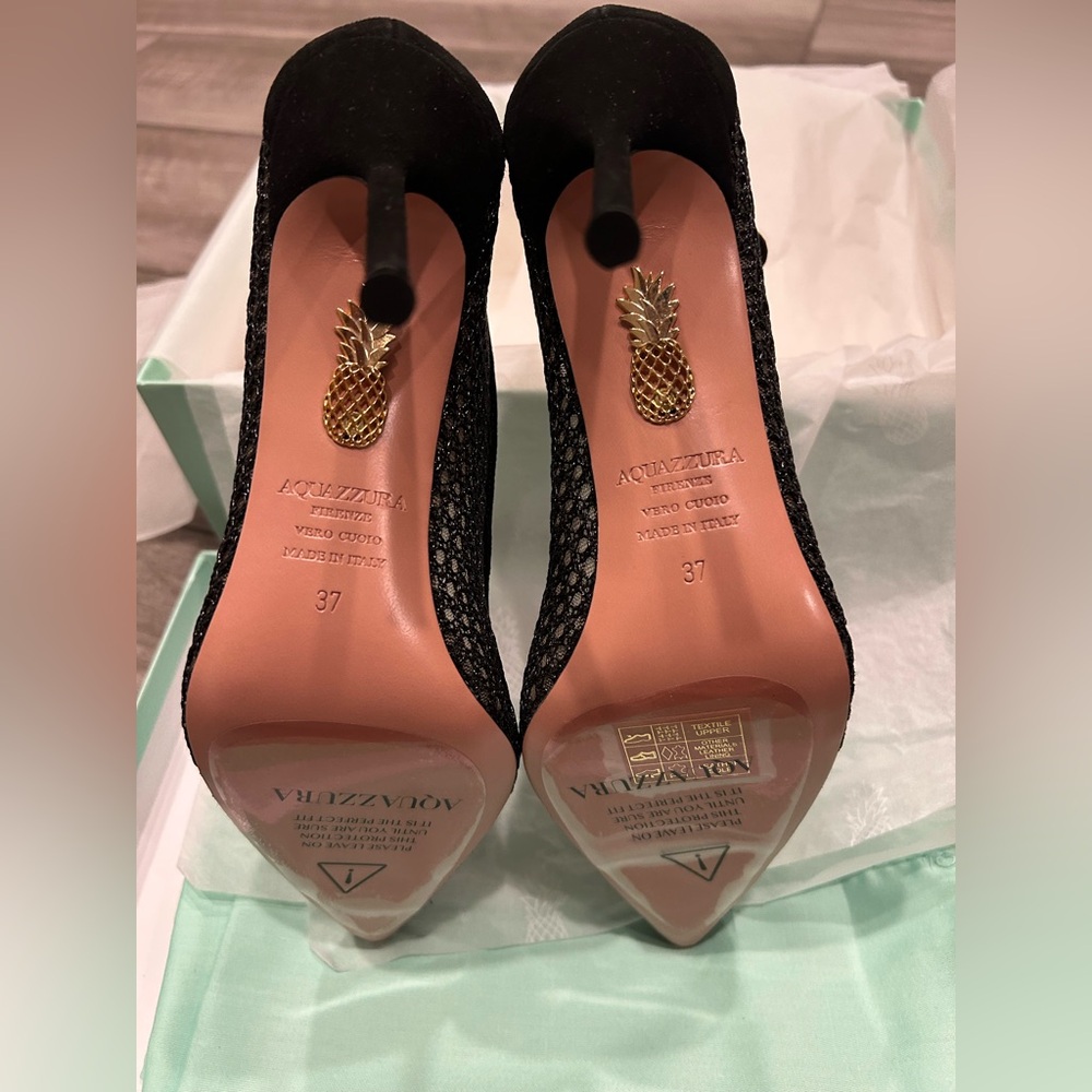 SOLD Aquazzura Asha Mesh Pumps - Picture 13 of 16